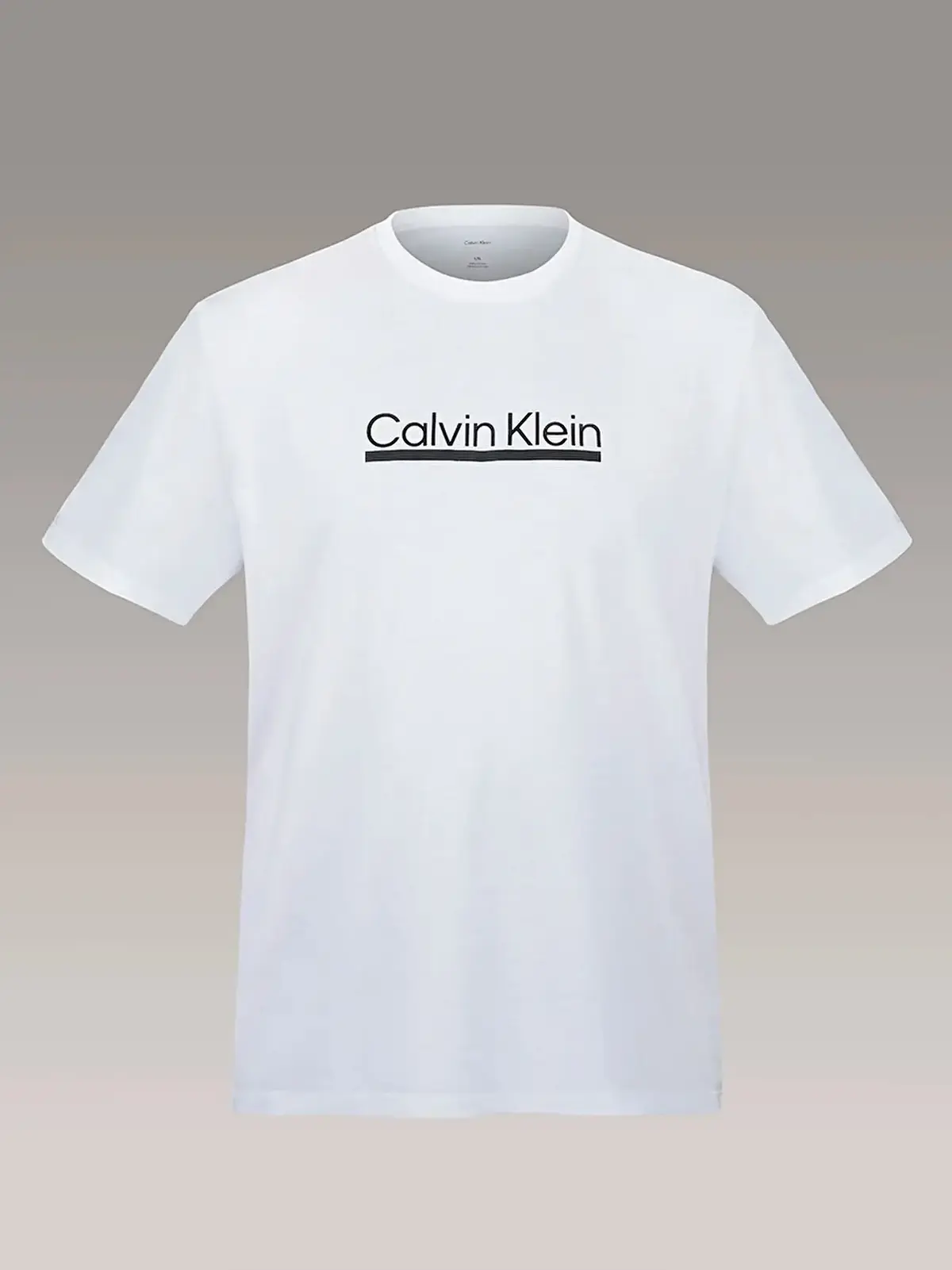 Calvin Klein SS 30s EU SP OUTLINE TAPE GRAPHI Beyaz Erkek Tişört