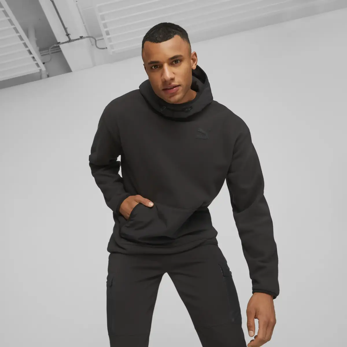 Puma CLASSICS UTILITY Hoodie Siyah Erkek Hoodie
