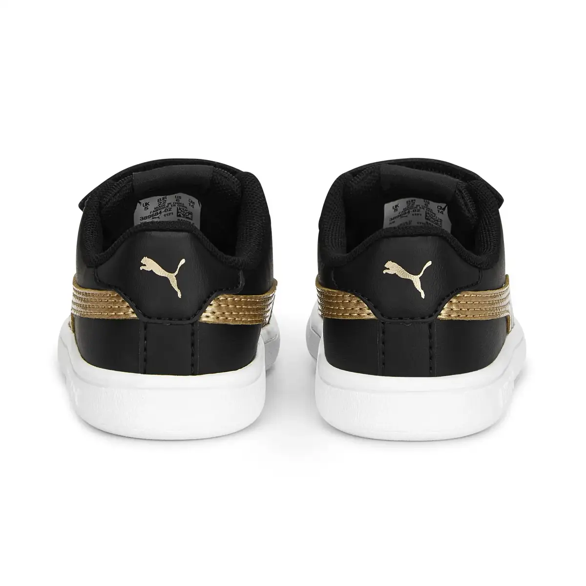 Puma Smash v2 Metallics V Inf Siyah Çocuk/Unisex Günlük Spor Ayakkabı
