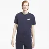 Puma ESS Small Logo Tee Lacivert Erkek/Unisex T-Shirt