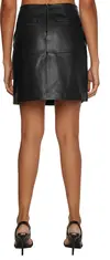 Calvin Klein ESSENTIAL LEATHER MI Kadın Siyah Etek