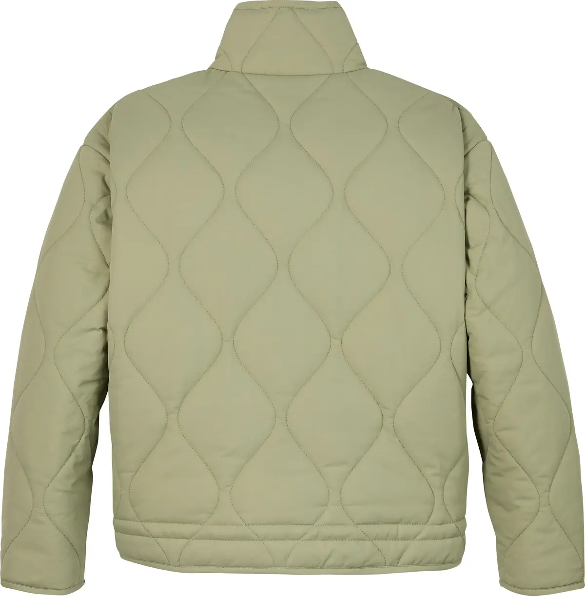 Calvin Klein QUILTED JACKET, M0P Yeşil Kadın Mont