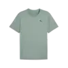 PUMA M TAD ESS SOLID CAT TEE LC Yeşil Erkek T-Shirt