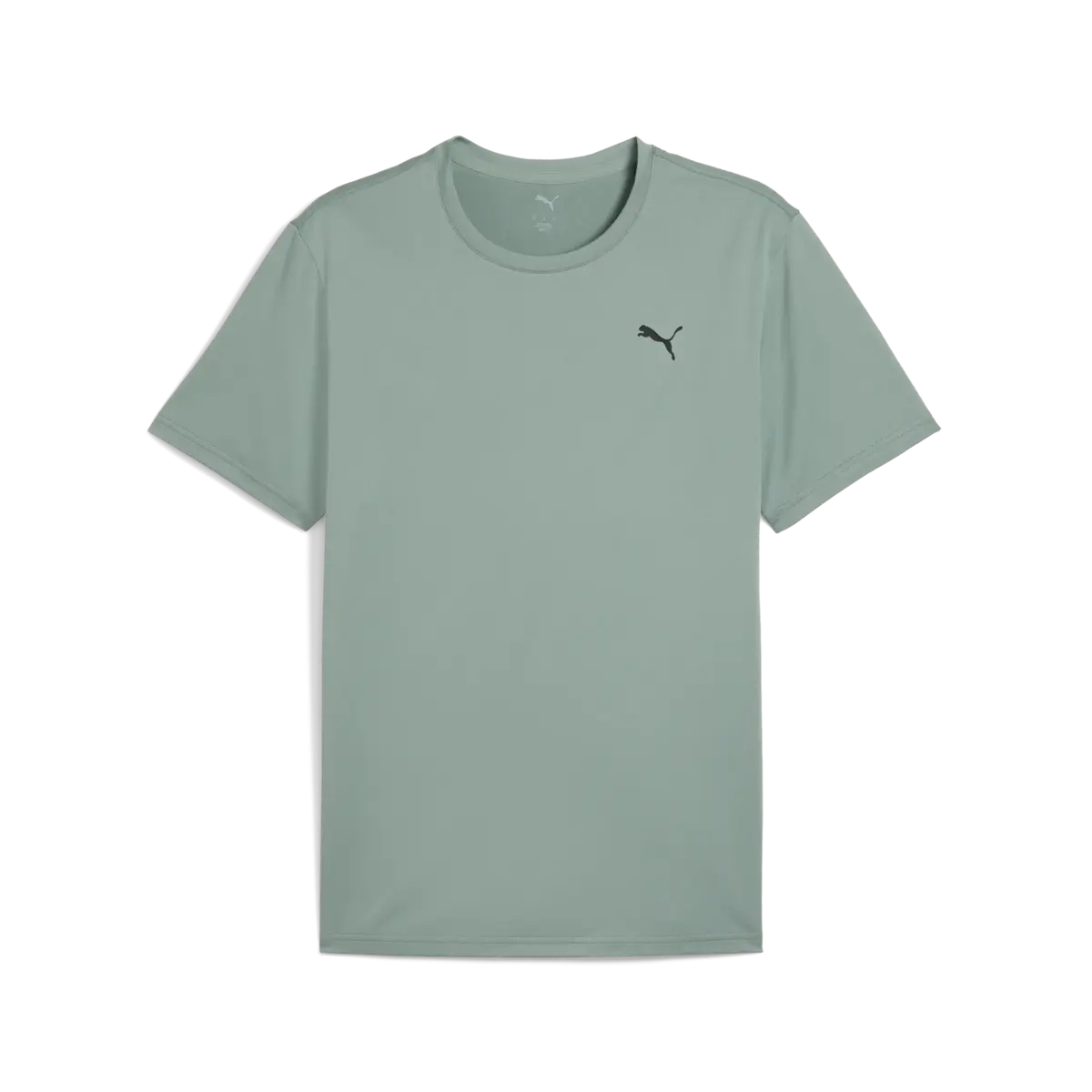 PUMA M TAD ESS SOLID CAT TEE LC Yeşil Erkek T-Shirt