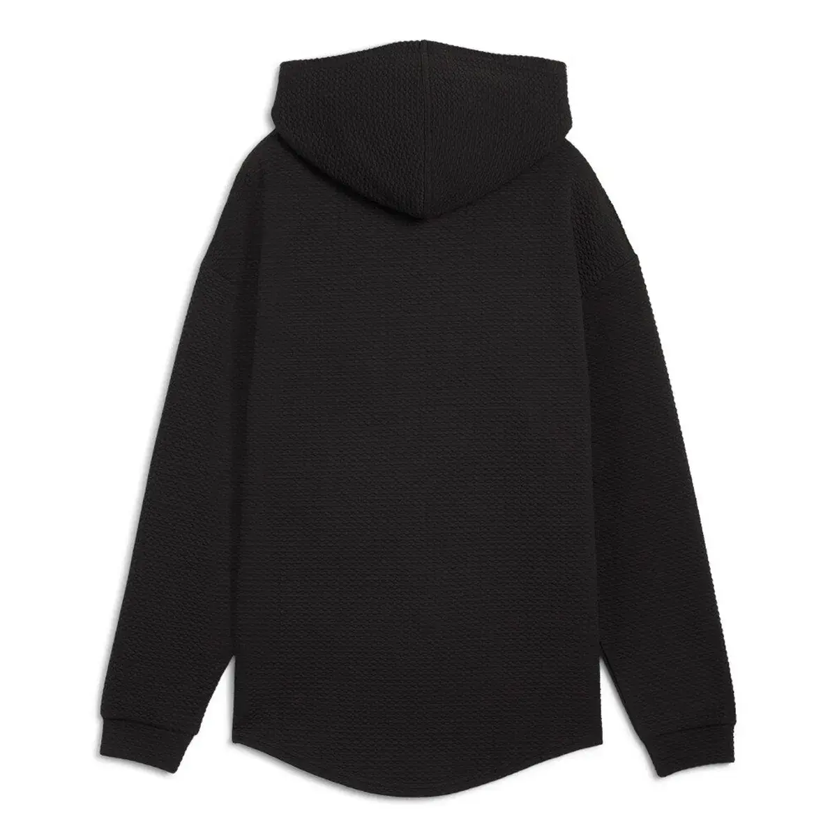 Puma Q4 STUDIO TEXTURED HOODY Siyah Kadın Hoodie