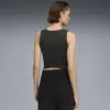 Puma W CLOUDSPUN TWIST TANK Siyah Kadın T-Shirt & Polo