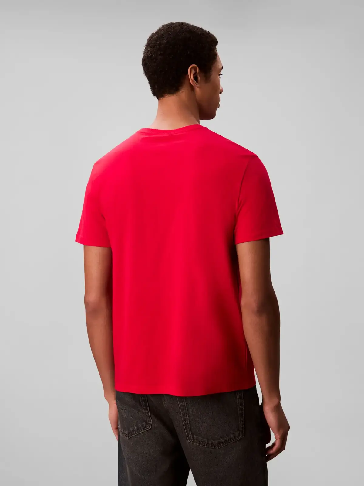 Calvin Klein SS 30S EU CK CALVIN Kırmızı Erkek Tişört