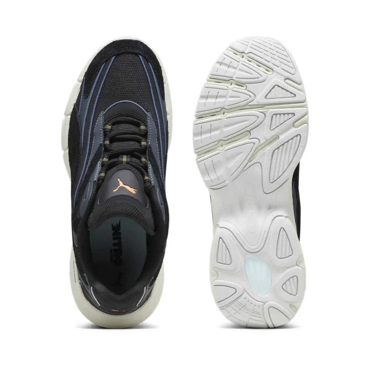 Puma Teveris Nitro Vortex Hairy Siyah Unisex Günlük Spor Ayakkabı