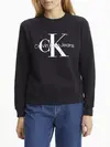 Calvin Klein CORE MONOLOGO SWEATS Kadın Siyah Sweatshirt