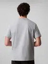 Calvin Klein SS 20S CK MACRO Gri Erkek Tişört