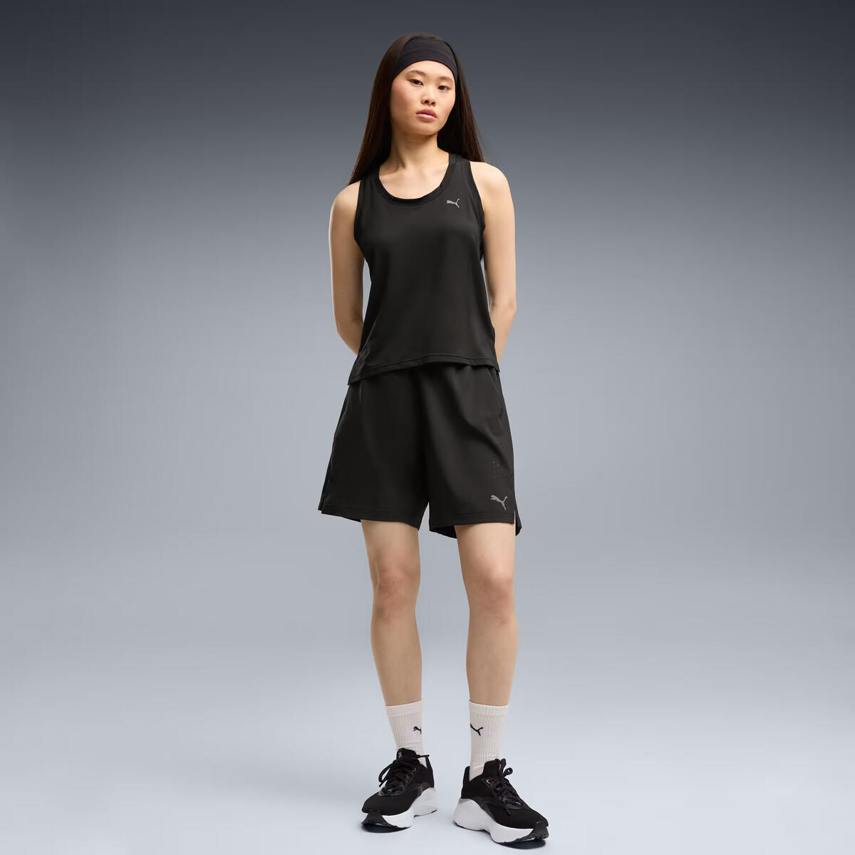 Puma W PWRMODE TANK Siyah Kadın Atlet