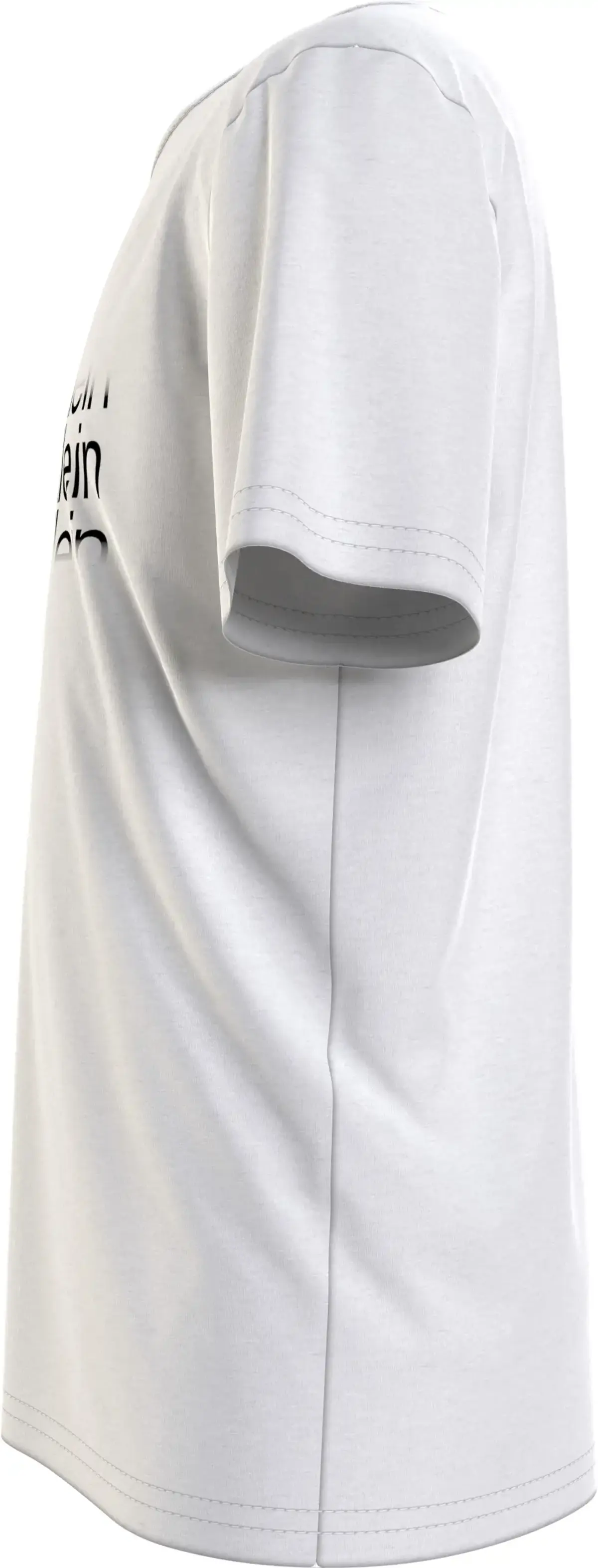 Calvin Klein INST. CUT OFF LOGO Erkek Beyaz T-Shirt