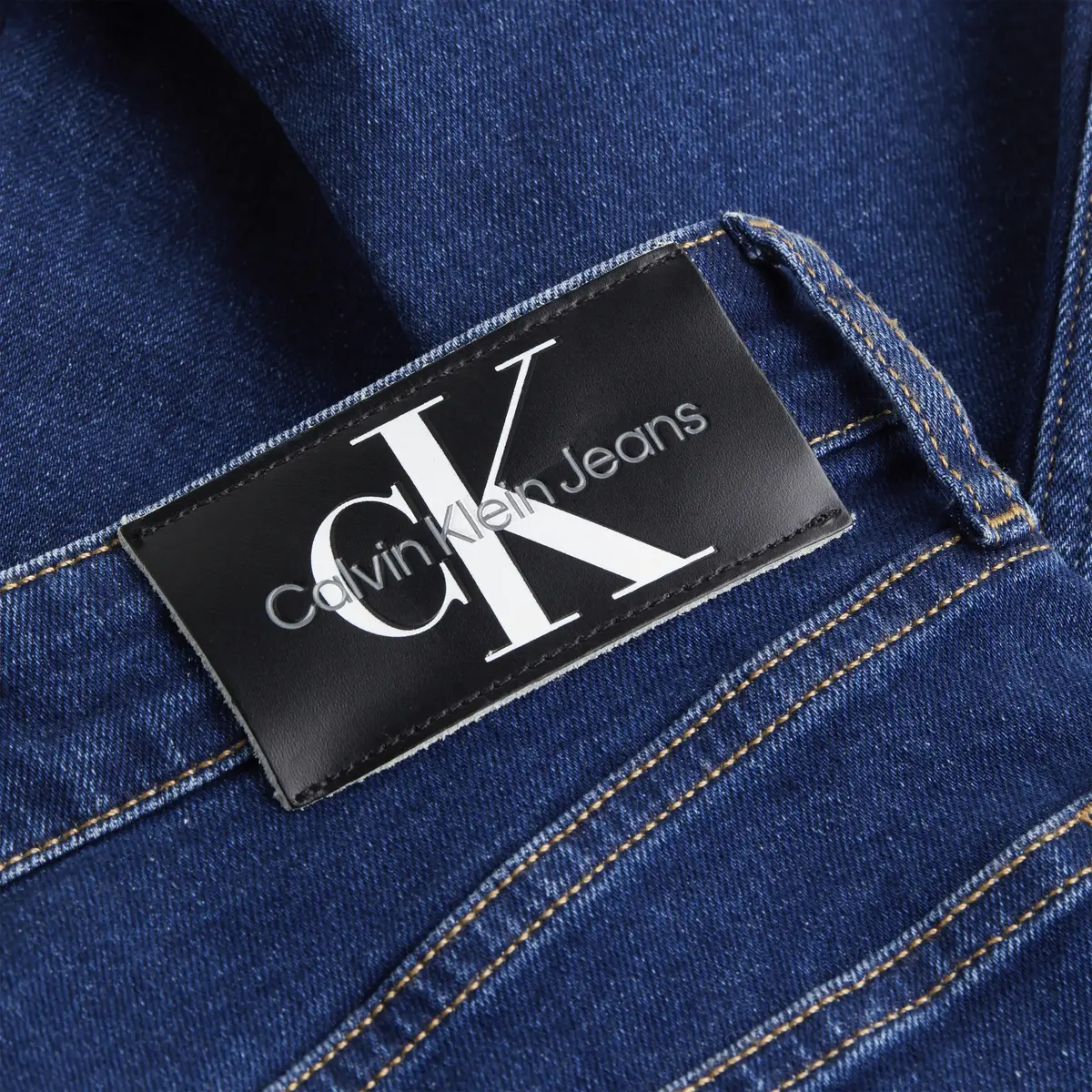 Calvin Klein SLIM TAPER Erkek Lacivert Kot Pantolon