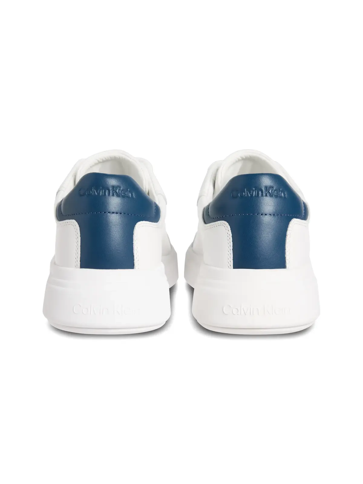 Calvin Klein LOW TOP LACE UP LTH, 0K6 Beyaz Erkek Spor Ayakkabı