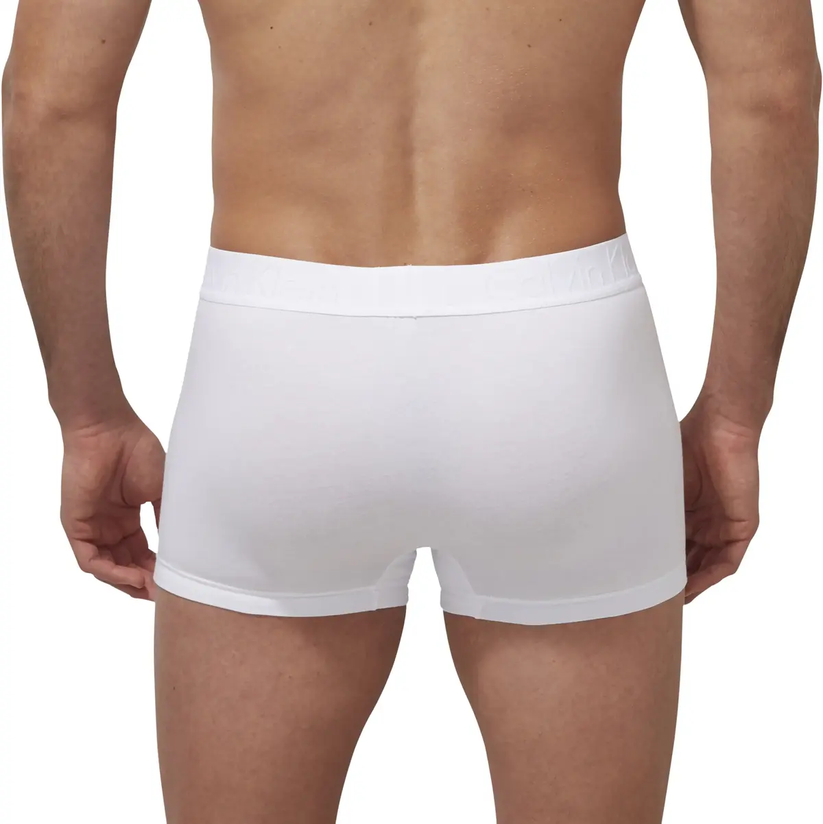 Calvin Klein TRUNK Erkek Beyaz Boxer