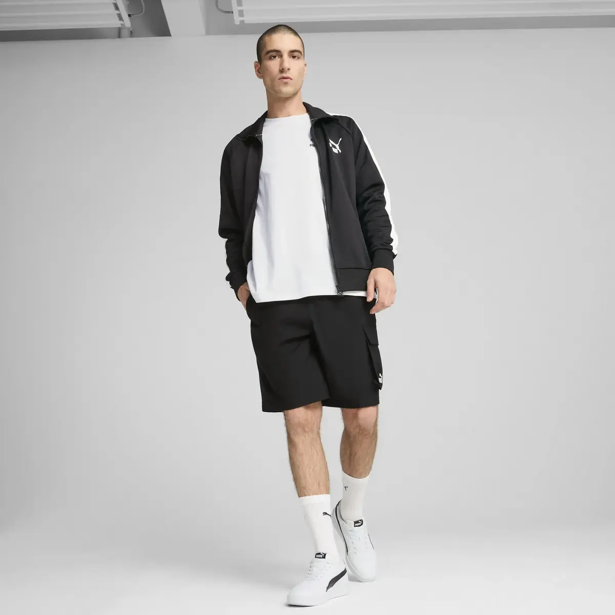 Puma ESS Woven Cargo Shorts Siyah Erkek Şort