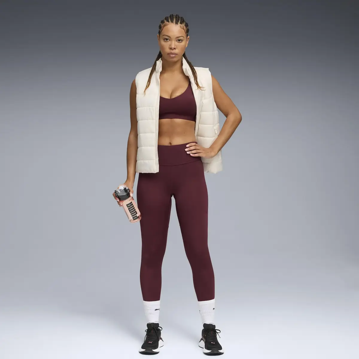 Puma PUMA SHAPE BRA - Low Kırmızı Kadın Sporcu Sütyeni
