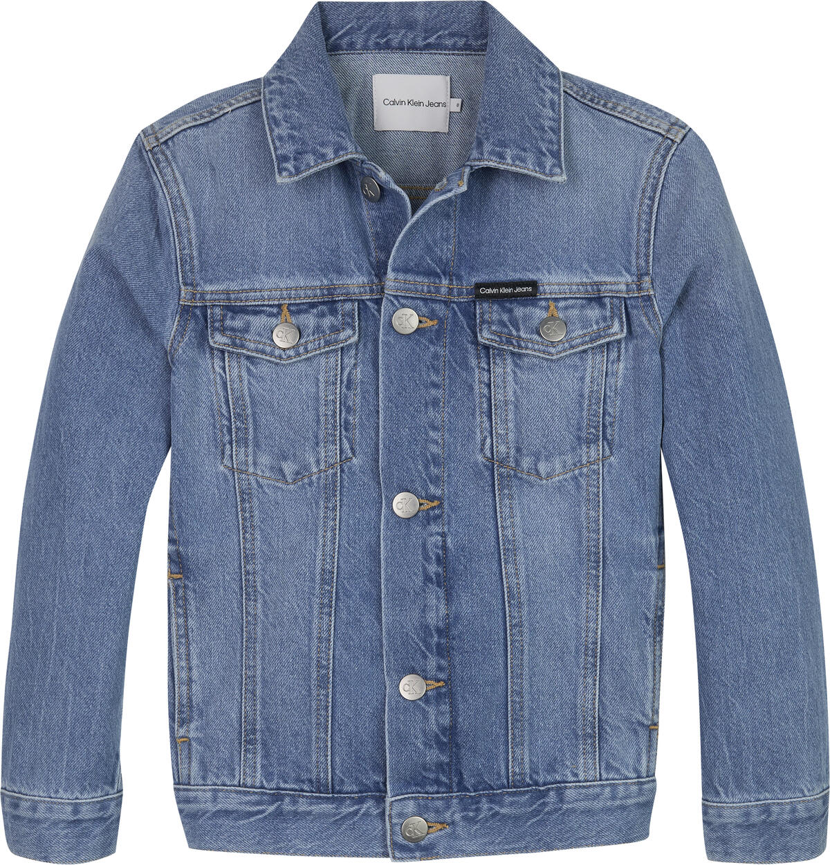 Calvin Klein RLXD DENIM JACKET MI Erkek Mavi Kot Ceket