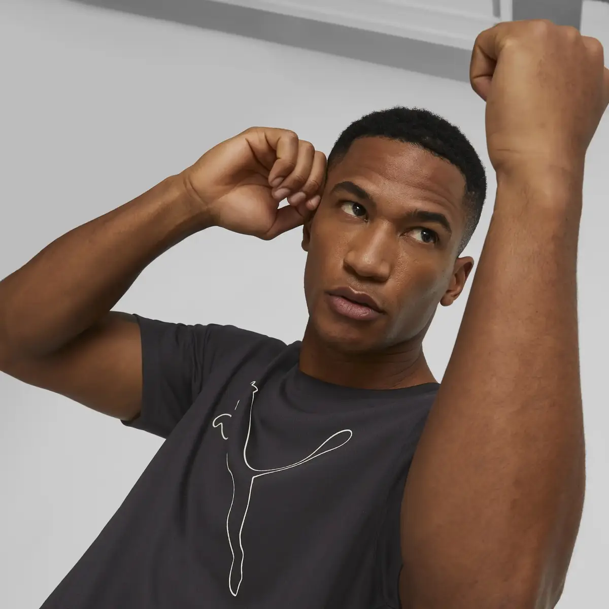 Puma PERFORMANCE CAT TEE M Siyah Erkek T-Shirt