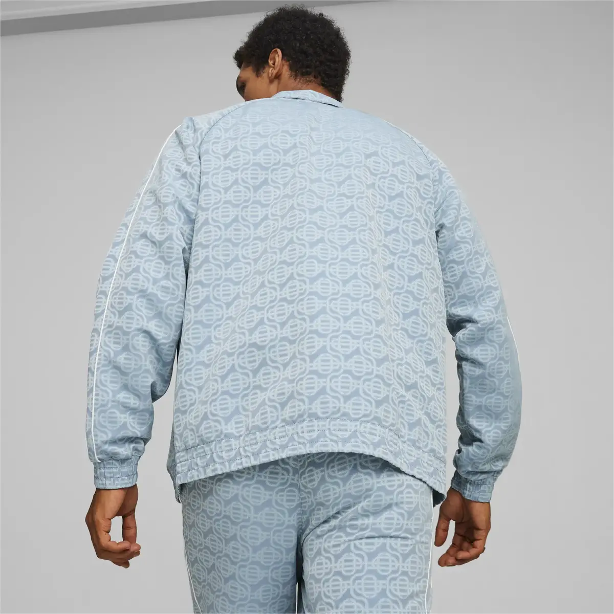 Puma X PTC T7 AOP Jacket WV Mavi Erkek Sweatshirt