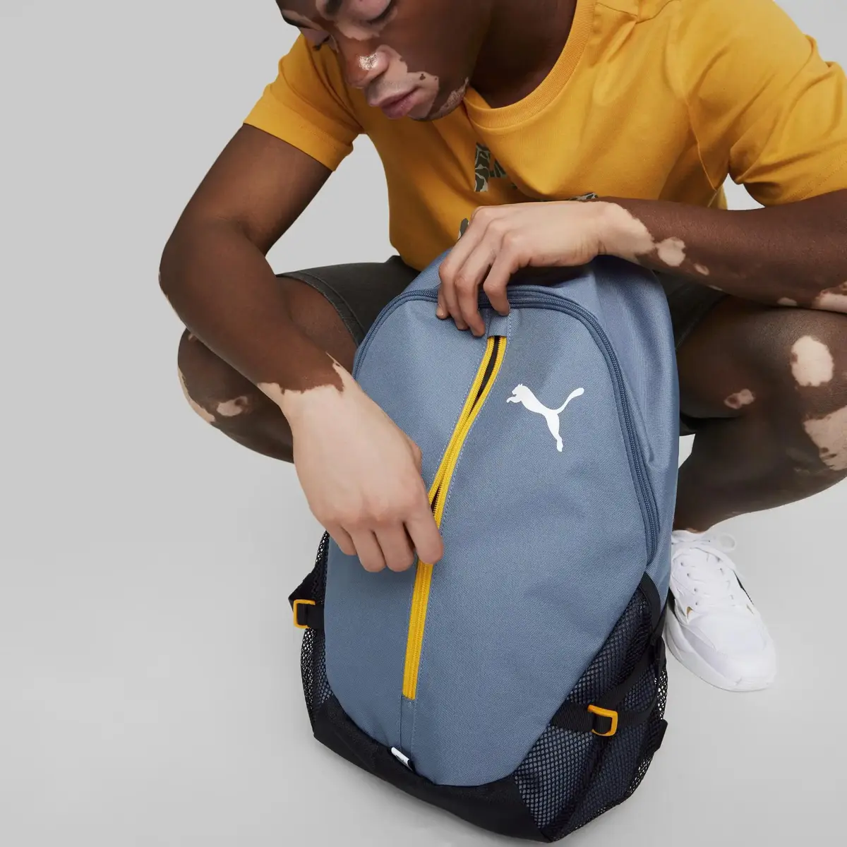 Puma Plus Mavi Sırt Çantası