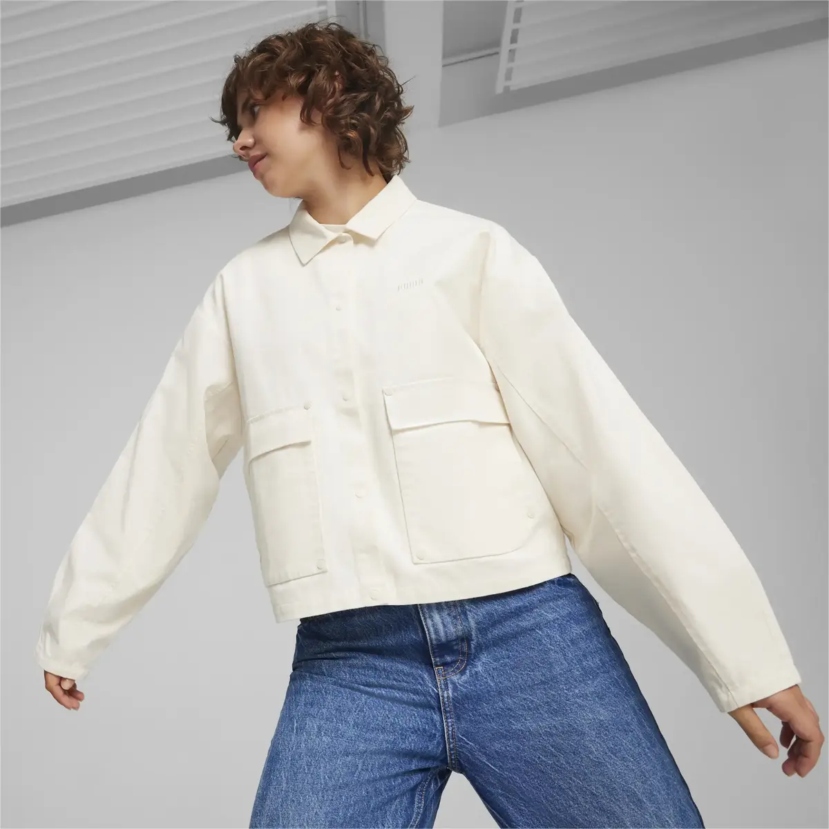 Puma Classics Shore Jacket Bej Kadın Sweatshirt