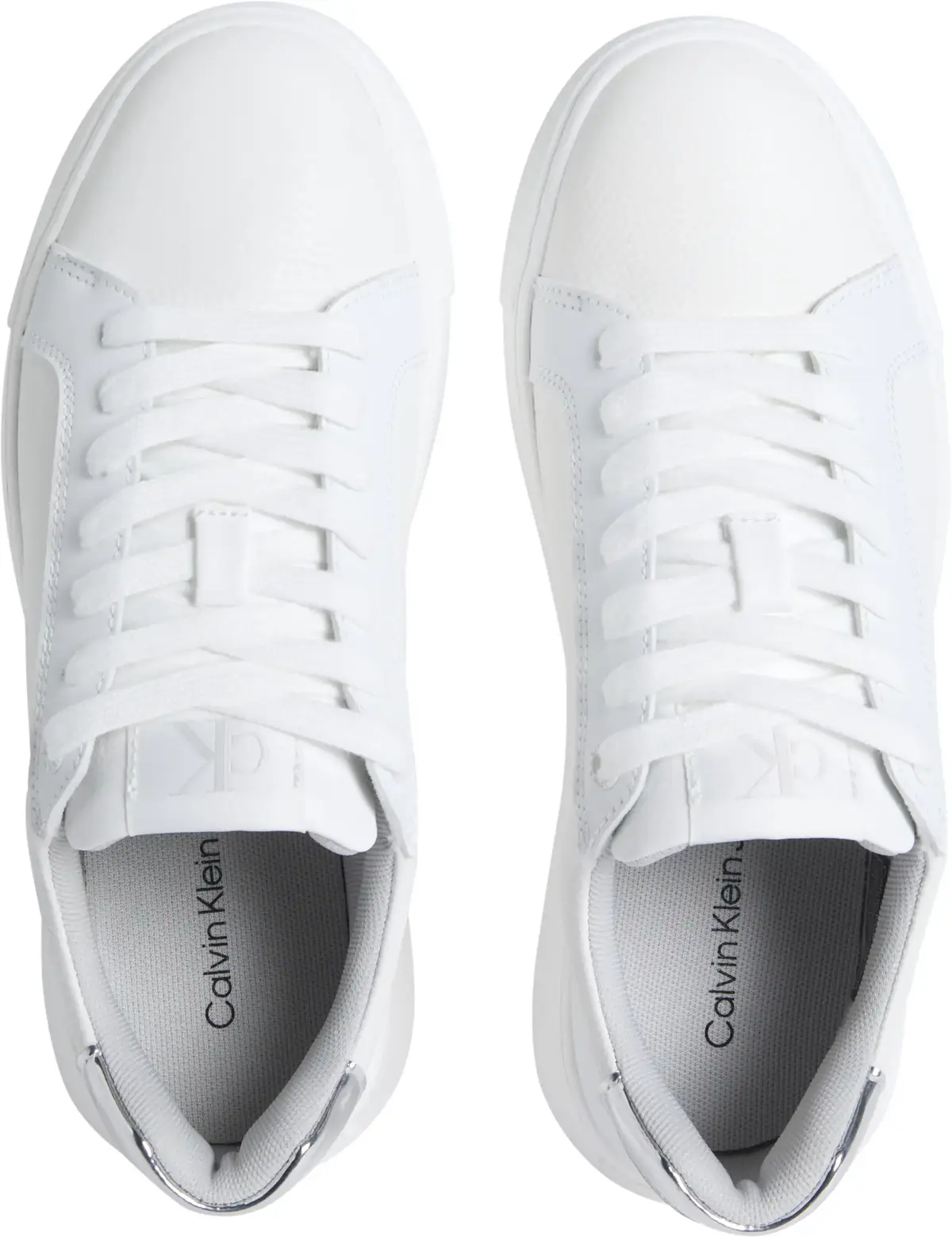 Calvin Klein CHUNKY CUPSOLE LOW M, 0LI Beyaz Kadın Spor Ayakkabı & Sneaker