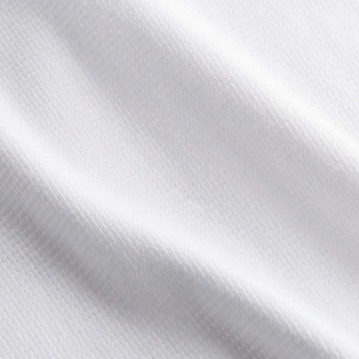 Calvin Klein MONOLOGO BADGE WAFFL Erkek Beyaz T-Shirt