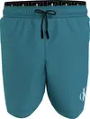 Calvin Klein MEDIUM DOUBLE WAISTB Erkek Yeşil Deniz Şortu