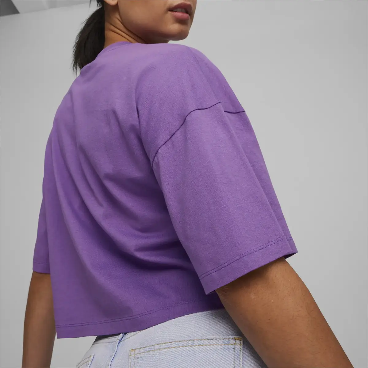 Puma BETTER CLASSICS Tee Mor Kadın Tişört