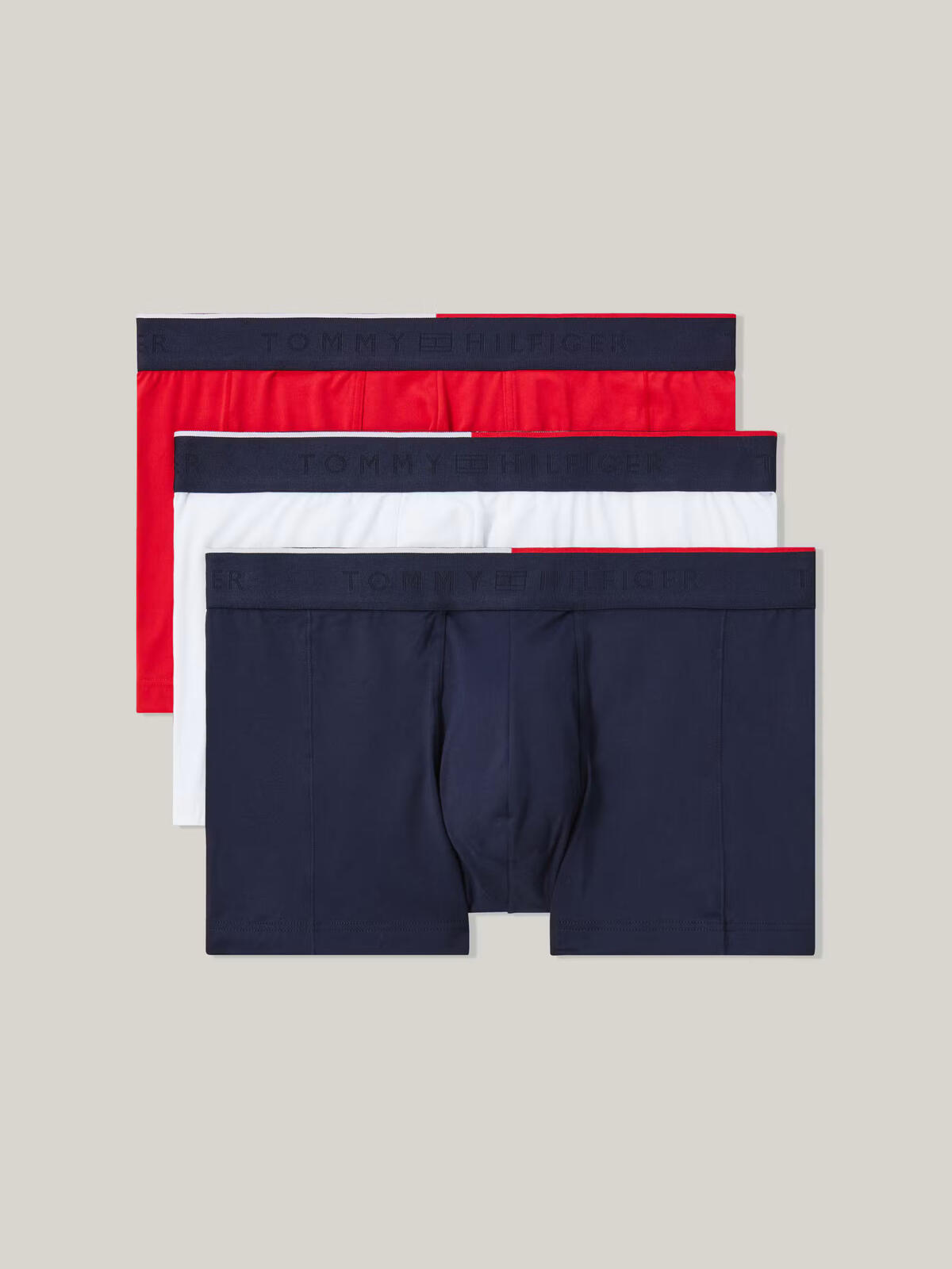 Tommy Hilfiger 3P TRUNK, 0W3 Lacivert 3'lü Erkek Boxer