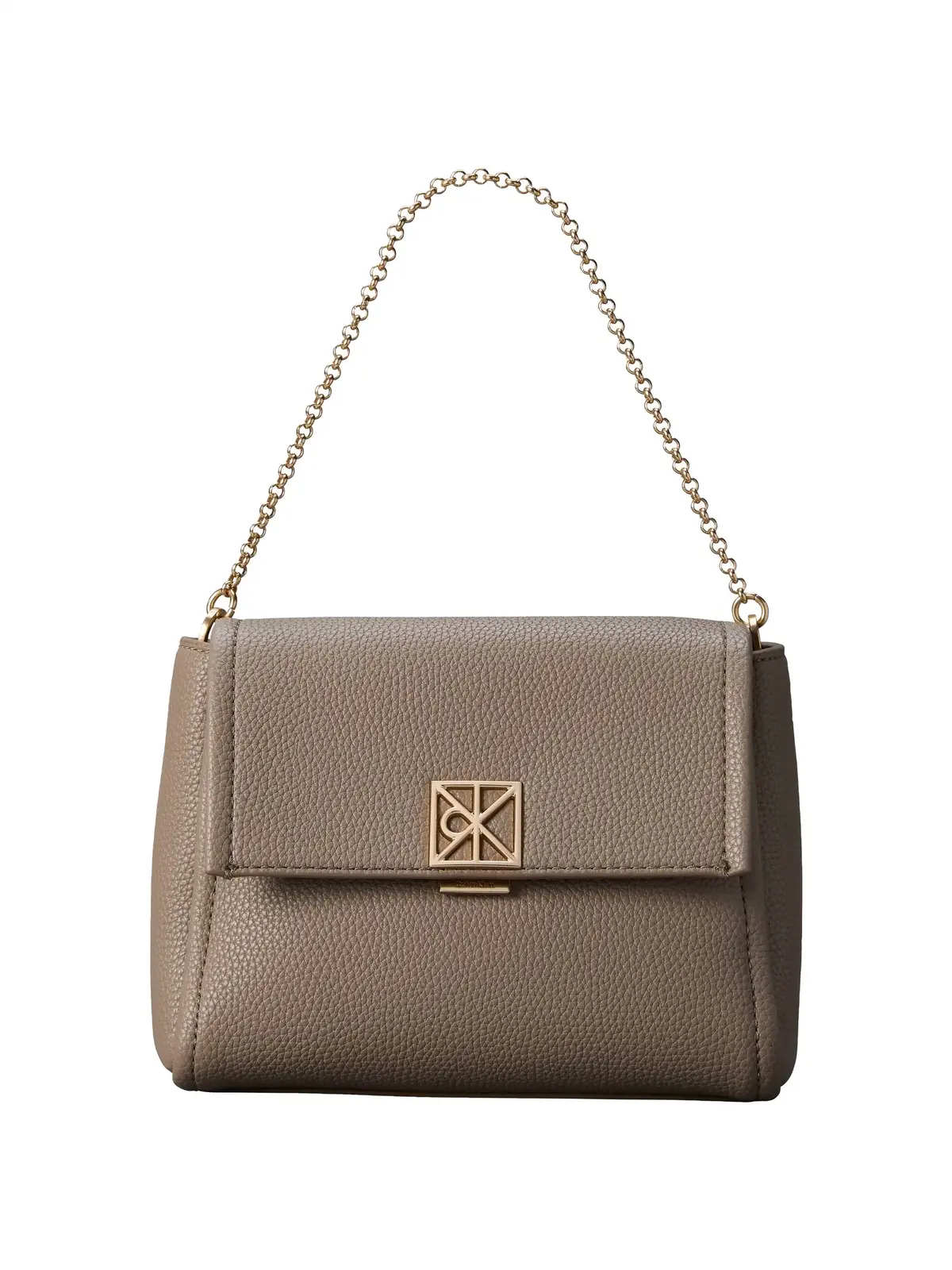 Calvin Klein EMBLEM HW PEBBLE CRO Kahverengi Kadın Çapraz Çanta
