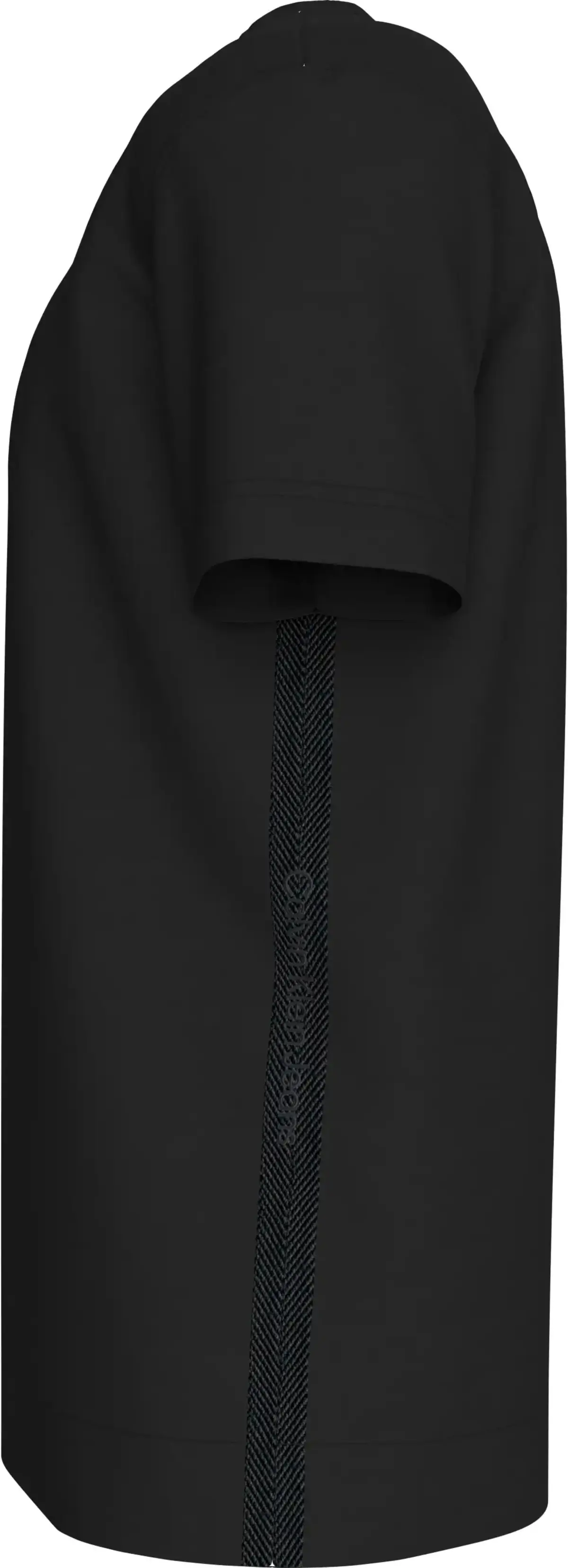 Calvin Klein LOGO TAPE TEE, BEH Siyah Erkek T-Shirt & Polo