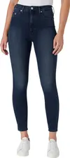 Calvin Klein HIGH RISE SUPER SKIN Kadın Mavi Kot Pantolon