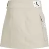Calvin Klein FLANNEL WRAP SKIRT Kadın Krem Etek