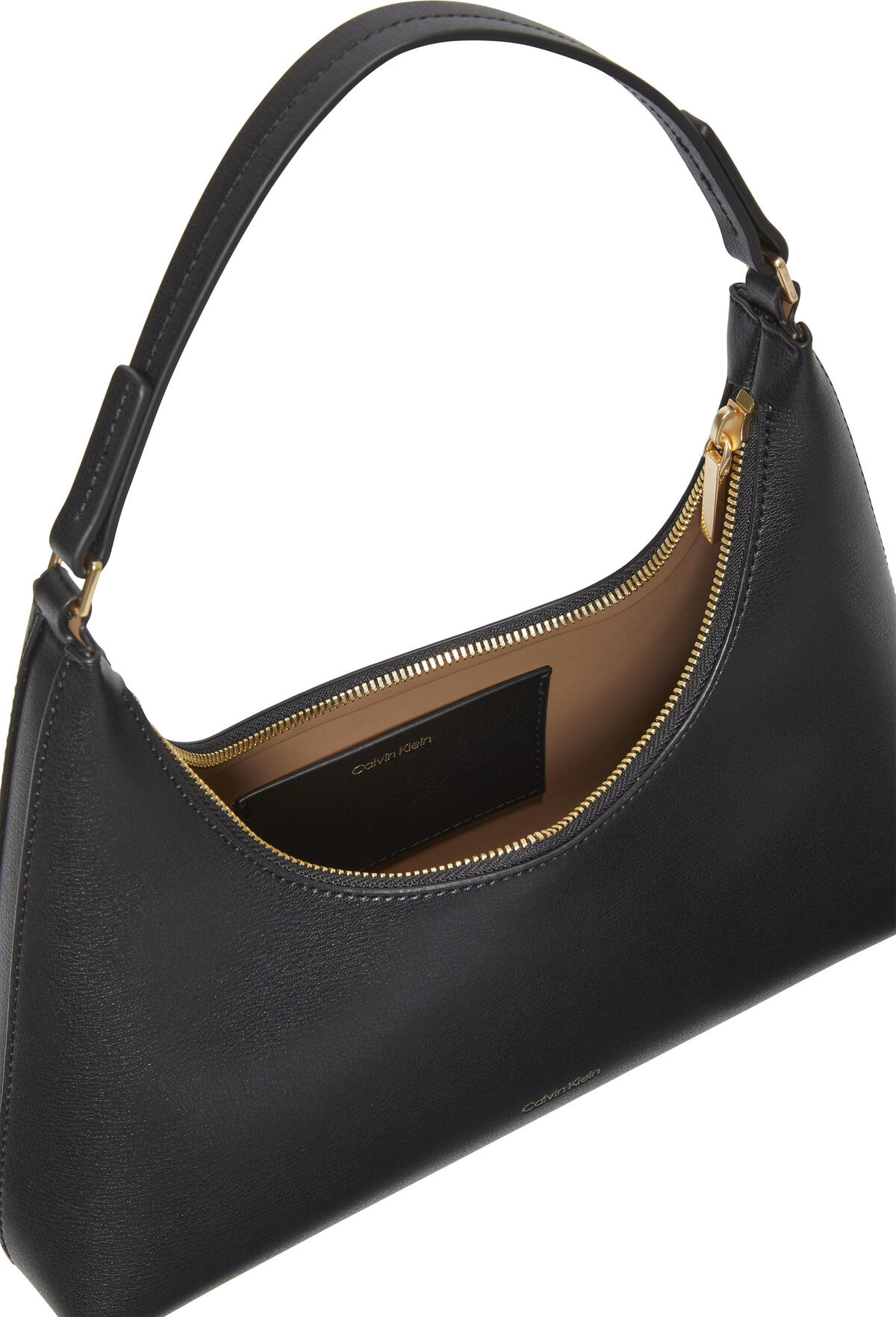 Calvin Klein FOIL LOGO CONV SHOULDER BAG Siyah Kadın El Çantası Calvin Klein FOIL LOGO CONV SHOULDER BAG Siyah Kadın El Çantası