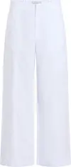 Calvin Klein SOFT LINEN PANT Kadın Beyaz Pantolon