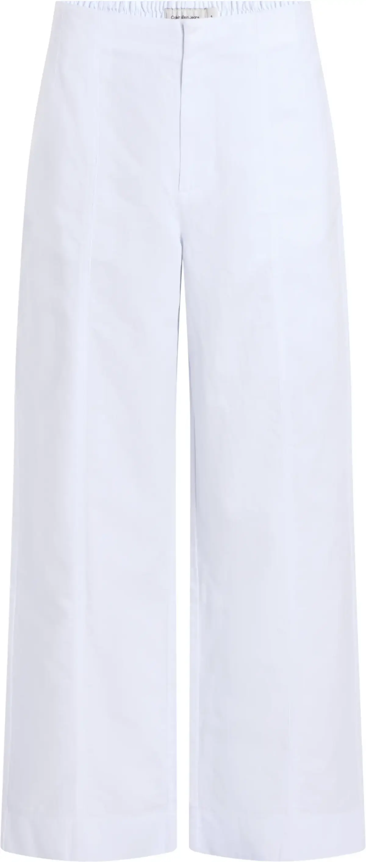 Calvin Klein SOFT LINEN PANT Kadın Beyaz Pantolon