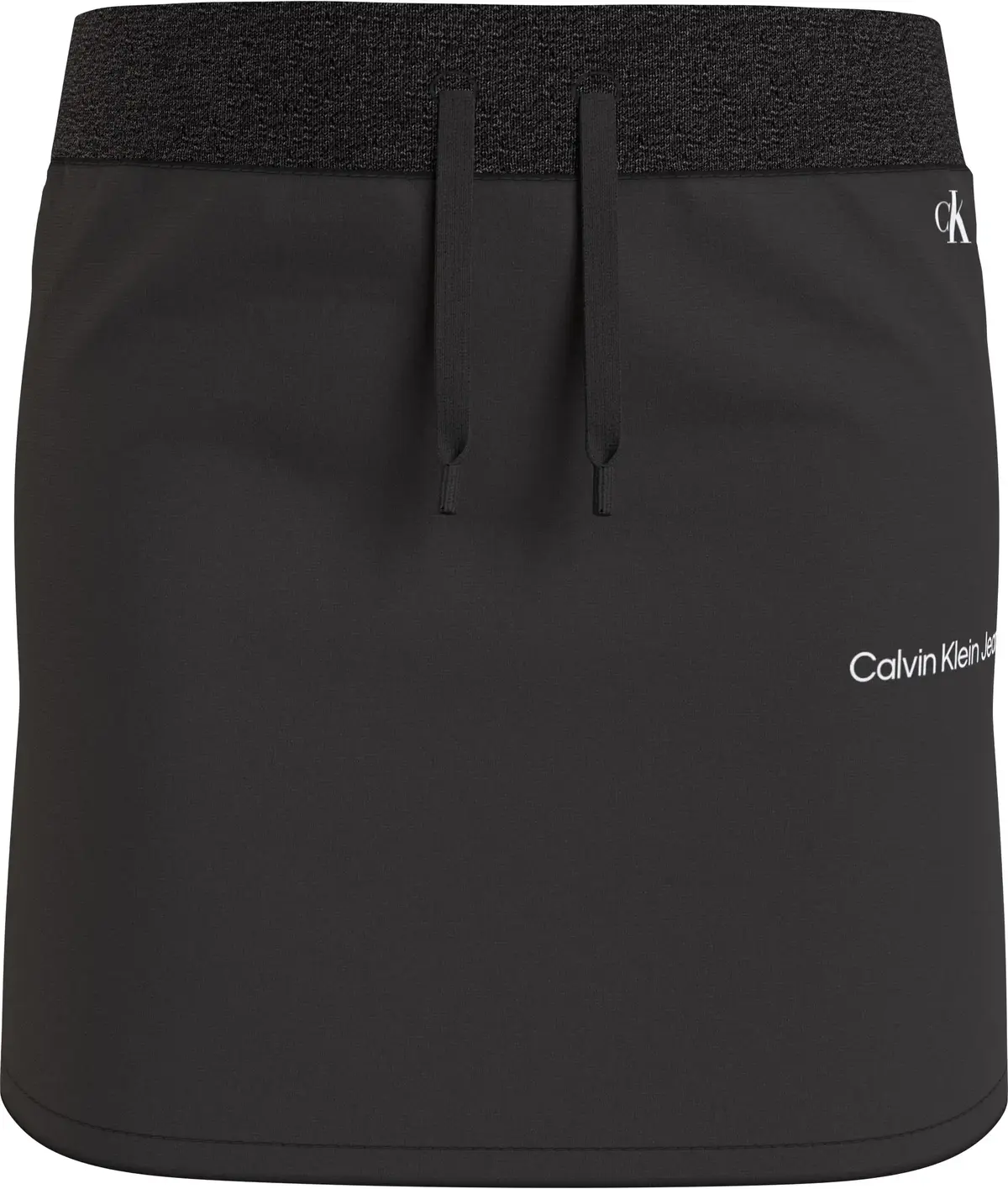 Calvin Klein CKJ LOGO SKIRT Kadın Siyah Etek