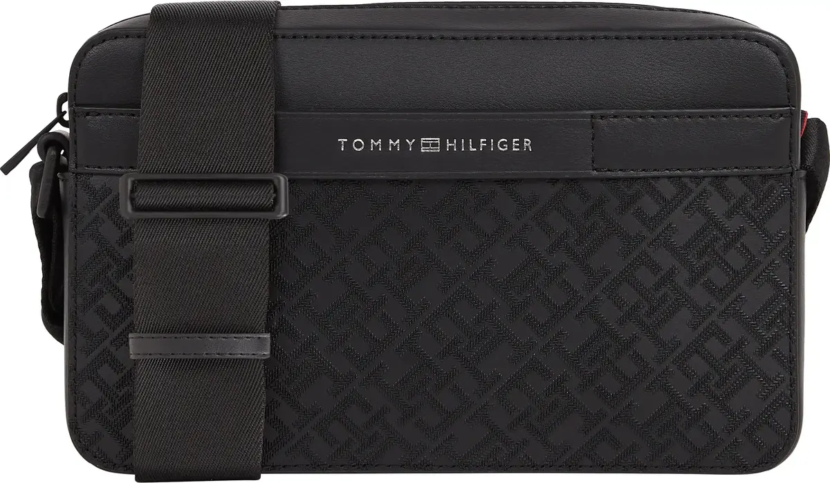 Tommy Hilfiger TH MONOGRAM EW REPOR, BDS Siyah Erkek Çanta