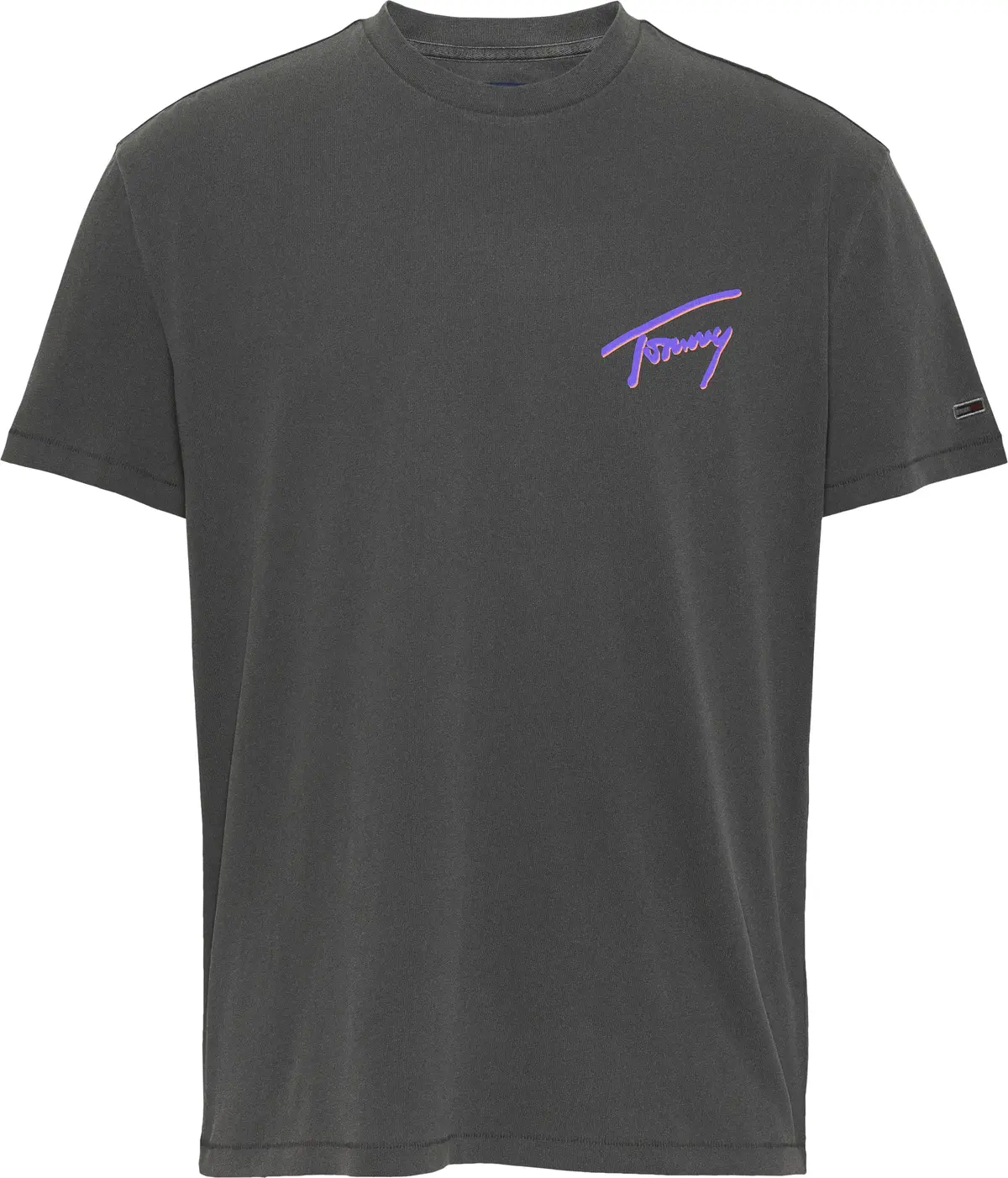 Tommy Hilfiger TJM RLX FADED GRAPHI, BDS Siyah Erkek T-Shirt & Polo