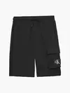 Calvin Klein BADGE JOGGER CARGO S Erkek Siyah Şort