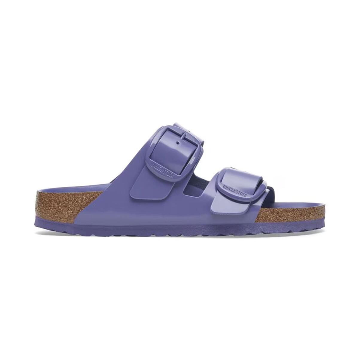 Birkenstock ARIZONA BIG BUCKLE NL HIGH SHINE Mor Kadın Çift Bantlı Terlik