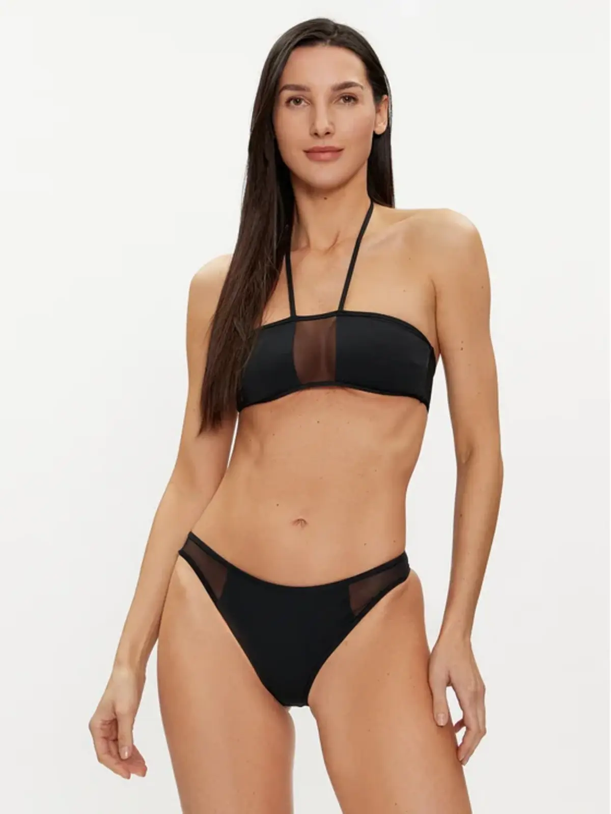Calvin Klein BANDEAU BRALETTE Siyah Kadın Bikini Üstü