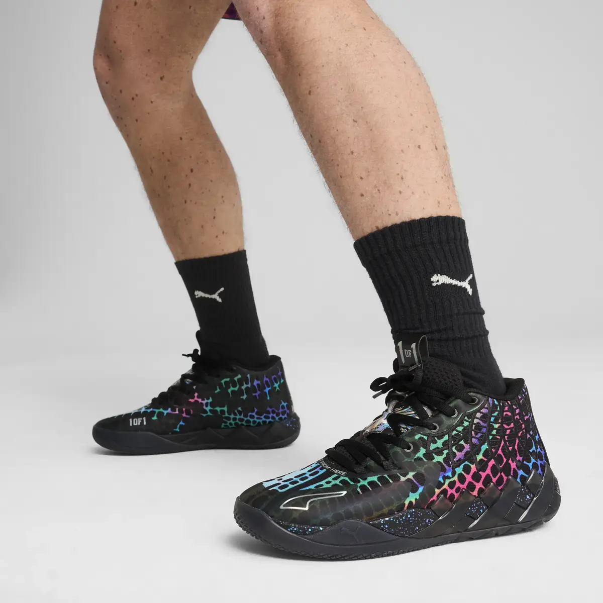 Puma MB.01 TMNT Baxter Stockman Siyah Unisex Basketbol Ayakkabısı