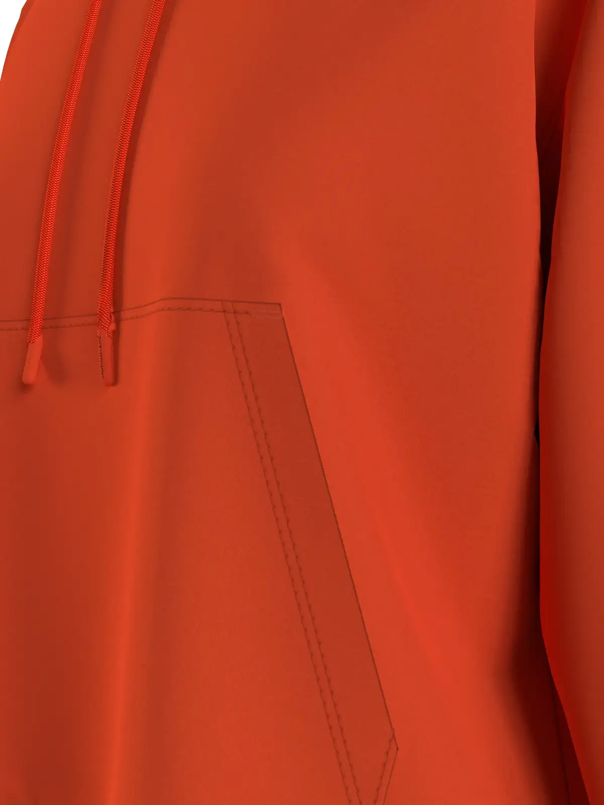 Calvin Klein STACKED LOGO HOODIE Kadın Turuncu Hoodie