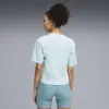 PUMA W CLOUDSPUN RELAXED TEE Fresh Water Mavi Kadın T-Shirt