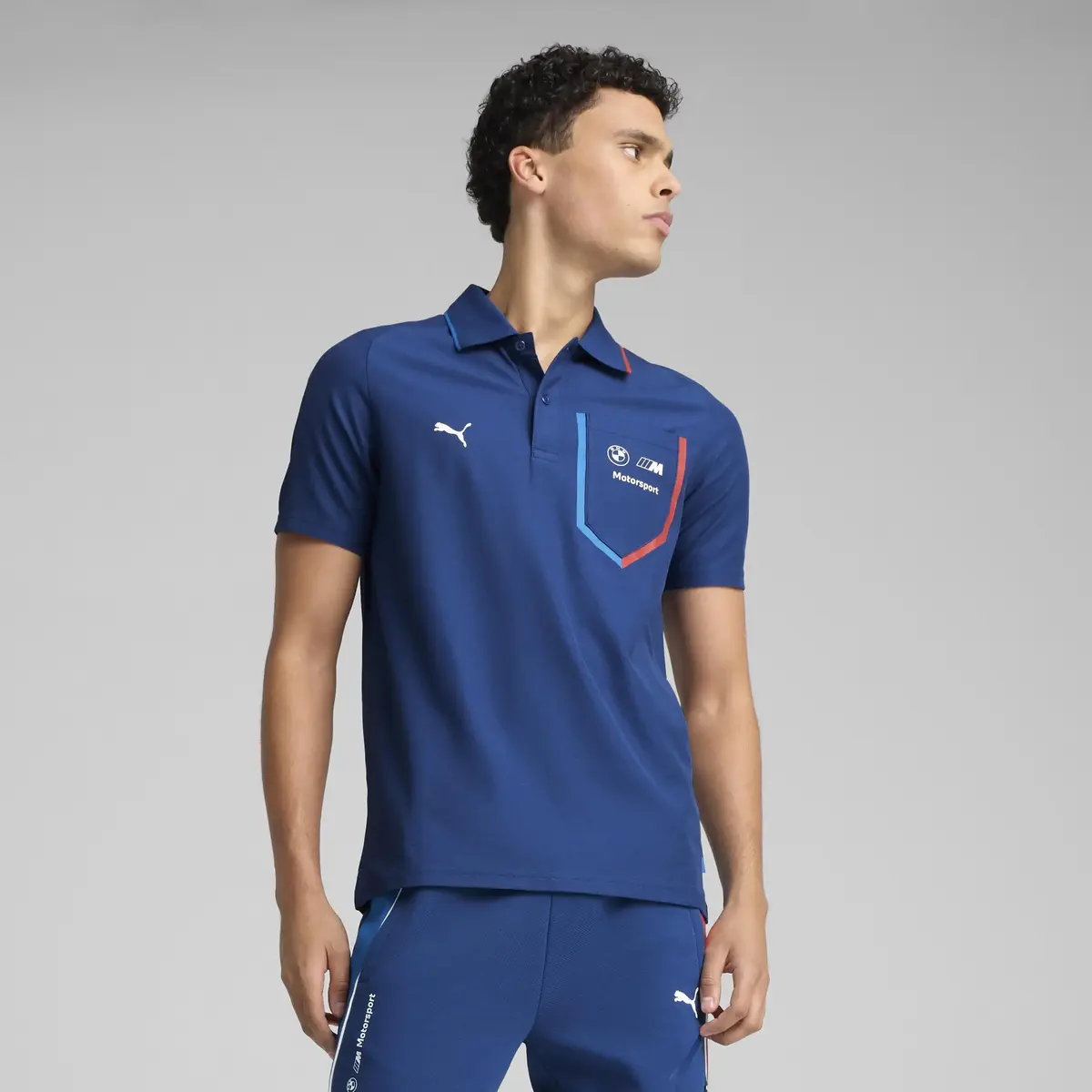PUMA BMW MMS POLO Mavi Erkek Polo T-Shirt