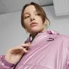 Puma Classics Shiny Padded Jacket Pembe Parlak Kadın Kapüşonlu Şişme Mont