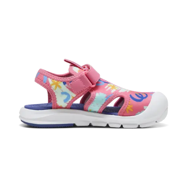 PUMA Puma Fun Racer Sandal AOP V PS Magic Ros Pmebe Unisex Çocuk Sandalet